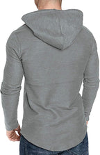 Lexiart Mens Fashion Athletic Hoodies Sport Sweatshirt Solid Color Fleece - Image 5