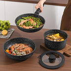 Pots and Pans Set, Nonstick Detachable Handle Cookware Set, Induction Kitchen - Image 8
