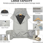 Carry On Garment Bag for Travel, Convertible Travel Garment Bag for Men Women - Image 3