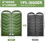 Sleeping Bags for Adults Cold Weather, Waterproof, Lightweight Camping Sleeping - Image 8