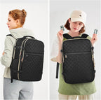 MOMUVO Large Travel Backpack Women, Flight Approved Carry On Backpack, Water - Image 8