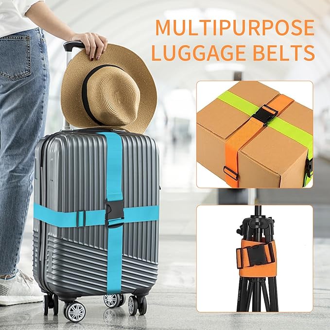 BILIONE Luggage Straps Belts TSA Approved Keep Suitcase Secure While Traveling - Image 6