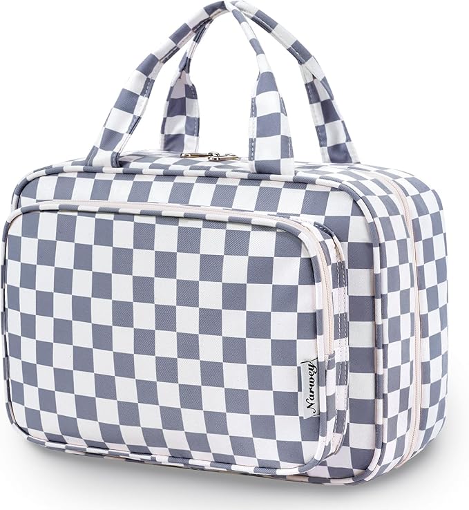 Narwey Travel Toiletry Bag for Women Large Hanging Makeup Bag Organizer by Narwey