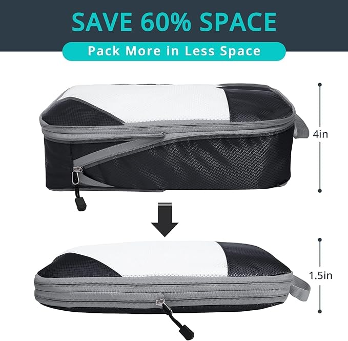 6 Set Compression Packing Cubes - Image 2