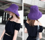 Women Wide Brim Sun Hats Metal Wired Edge Summer UV Protection Beach Fishing Hat - Image 2