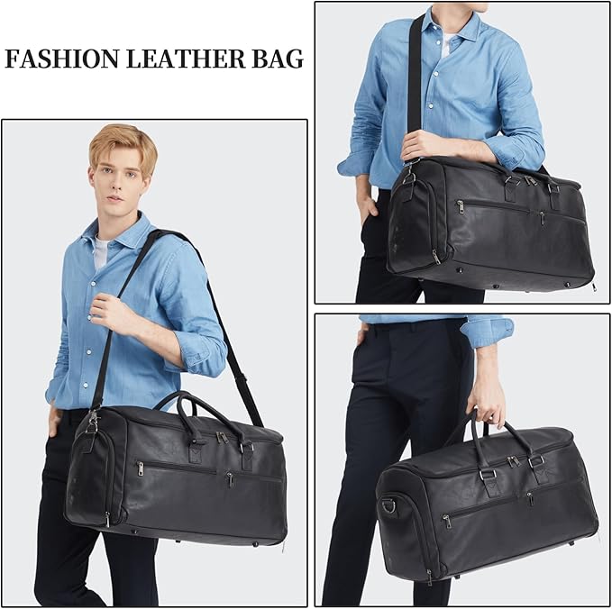 Carry On Garment Bag for Travel, Convertible Travel Garment Bag for Men Women - Image 6