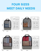 4 PCS Set Compression Packing Cubes - Image 2