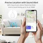 Air Tracker Tag 1 Pack, Replaceable Battery, Key Finder and Item Locator Smart - Image 6