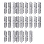 25Pcs/Set Hair Cold Perm Rods Perm Rods Hair Perm Rods Styling Tools & Appliances Clips Tool, Gray Hair Rollers