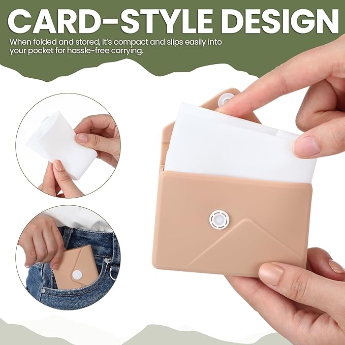 LemonRoad Silicone Folding Camping Cup Card Design Collapsible Silicone Travel - Image 3