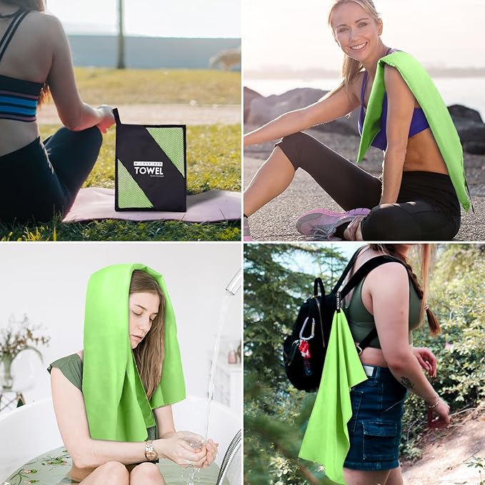 Microfiber Travel Towel, Soft Lightweight Quick Dry Towel, Super Absorbent - Image 6