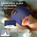 LC-dolida Sleep Mask with Bluetooth Headphones, Ice Silk Sleep Headphones with - Image 5