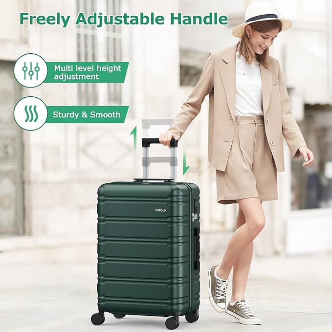 BEOW Luggage Sets 3 Piece For Men Women Expandable Hard Sided Suitcase Sets 3 - Image 6