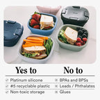 STOJO Collapsible Sandwich Box – 24oz, Reusable Food Storage Container - Image 5
