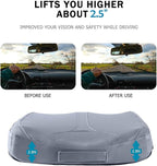 Leather Car Memory Foam Heightening Seat Cushion - Image 2