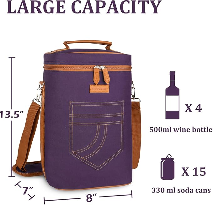 Tirrinia 4 Bottle Wine Gift carrier - Image 5