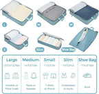BAGAIL 6 Set Ultralight Compression Packing Cubes Packing Organizer - Image 2