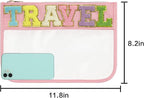 DYSHAYEN Chenille Letter Clear Zipper Pouch - Image 4