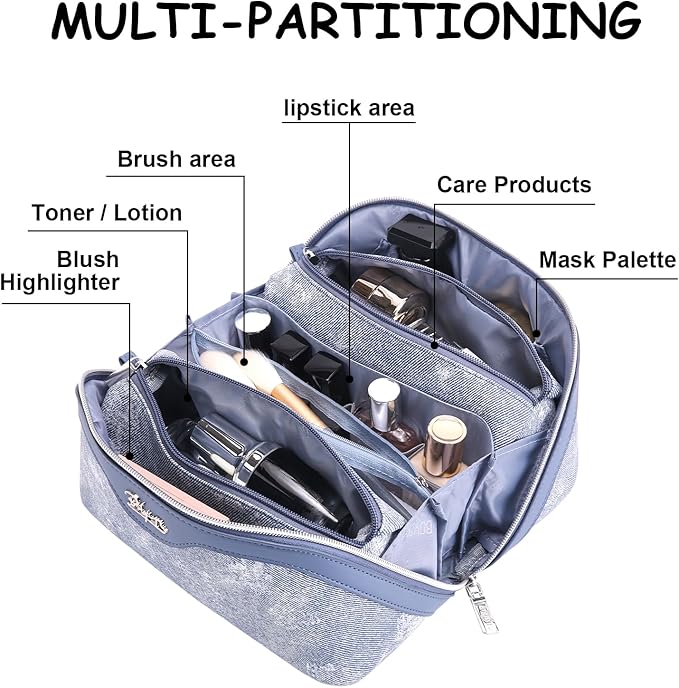 Travel Makeup Bag Cosmetic Bags - Image 7