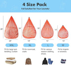 4Pcs Mesh Laundry Bags Washing Machine Mesh Wash Bags - Image 6