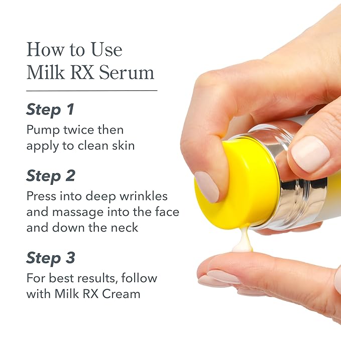 Beekman 1802 Milk RX Advanced Better Aging Wrinkle Serum – Collagen & Vitamin C Face Serum with Peptides & Goat Milk Exosomes, Retinol Alternative