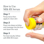 Beekman 1802 Milk RX Advanced Better Aging Wrinkle Serum – Collagen & Vitamin C Face Serum with Peptides & Goat Milk Exosomes, Retinol Alternative