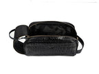 10" Premium Leather Toiletry Travel Pouch - Image 6