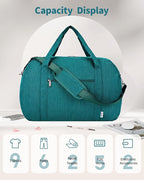 Narwey Carry on Bag 22x14x9 Airlines Approved, Carry on Duffle Bag - Image 7