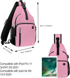 MOSISO Sling Backpack Bag, Crossbody Shoulder Bag Travel Hiking Daypack Chest - Image 5