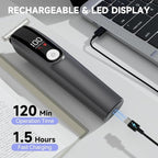 Beard Trimmer for Men, Electric Razor for Nose, Body, Face and Mustache, 5-in-1 Barber Hair Clippers, Cordless Shavers for Men Grooming Kit Ideal Gift