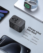 Universal Travel Adapter, VINTAR 35.5W International Power Adapter - Image 6