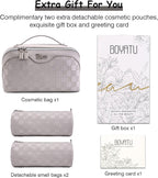 Travel Makeup Bag Organizer Cosmetic Bag: 3 Pcs Set Make up Bags - Image 5