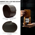 Longjet Watch Roll Travel Case for Men Portable Watches Organizer Box - Image 3