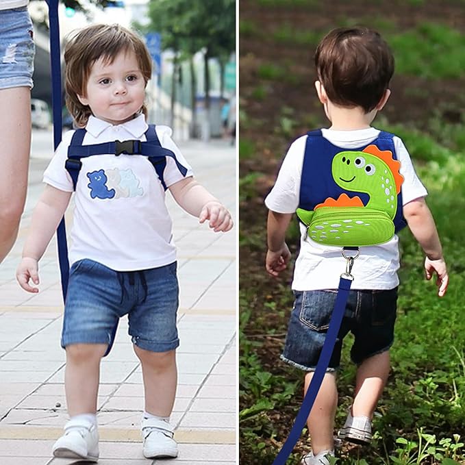 Accmor Toddler Harness Leash, Cute Dinosaur Kids Harness Children Leash - Image 7