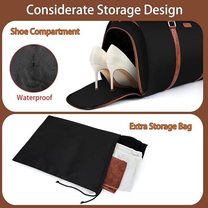 Convertible Garment Duffel Bags - Image 2