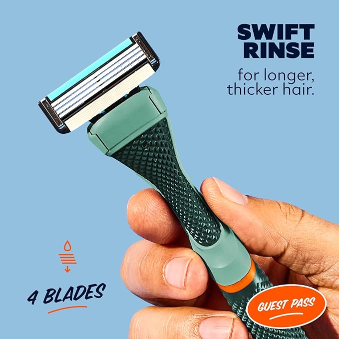 Dollar Shave Club | The Guest Pass Shave Set | 2 Swift Rinse Refill Cartridges - Image 5