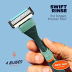 Dollar Shave Club | The Guest Pass Shave Set | 2 Swift Rinse Refill Cartridges - Image 5