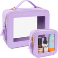 LETGO Clear Makeup Bags Set by LETGO