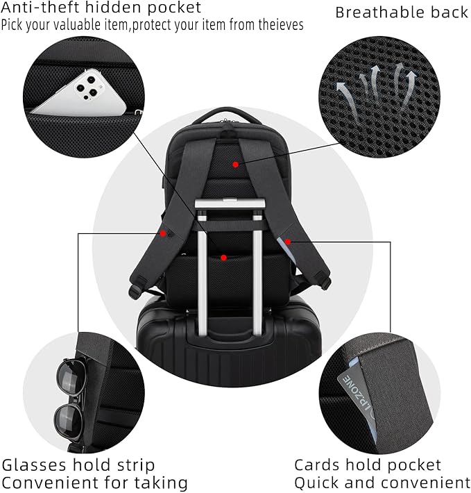 DUSLANG 17 Inch Laptop Backpack - Image 4