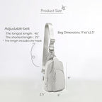 ODODOS Daily Sling Bag with Adjustable Straps Crossbody Chest Bag Lightweight - Image 6