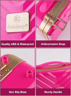 Kalolary Travel Makeup Train Cases - Image 4