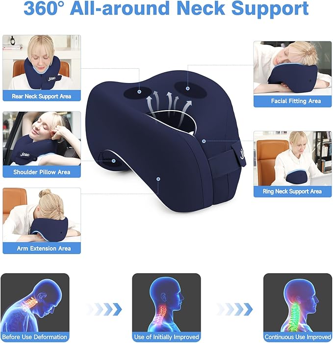 Neck Pillow Airplane, Advanced Neck Support - Image 7