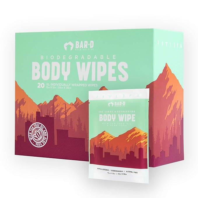 Bar-D Cleansing Face & Body Wipes by Bar-DMountainGear