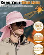 Outdoor Sun Hats with Stowable Neck Flap - Image 4