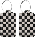 Set of 2 Luggage Tag for Suitcases Tie dye PU Leather Luggage Tag by OMXNAQZ