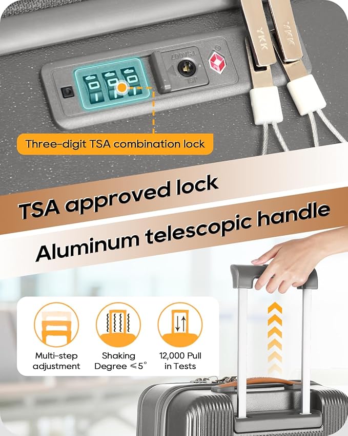 Joyway Carry on Luggage Airline Approved - Image 7