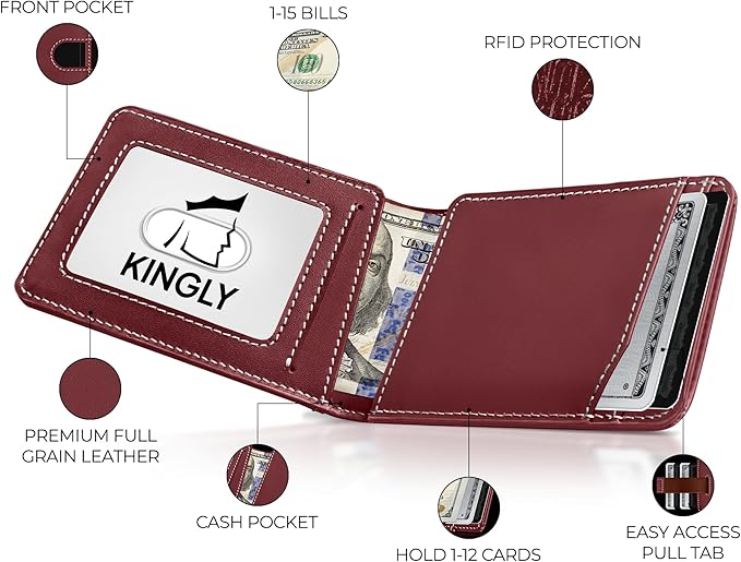 Kingly Cash Pocket Slim Wallet for Men - Image 2