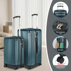 Carry-on 20 Inch and 28 Inch Square Thickened ABS+PC Hard Shell luggage - Image 6