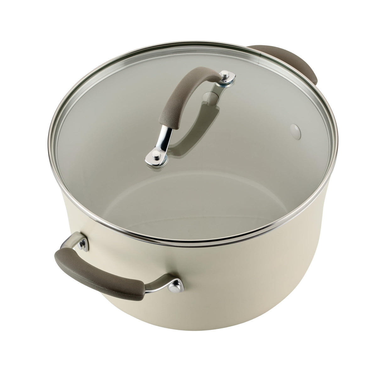 Cucina Ceramic Nonstick Cookware Pots and Pans Set (Almond / 13 Piece Ceramic)