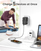 LENCENT Universal Travel Adapter, 100W GaN International Fast Charger - Image 5